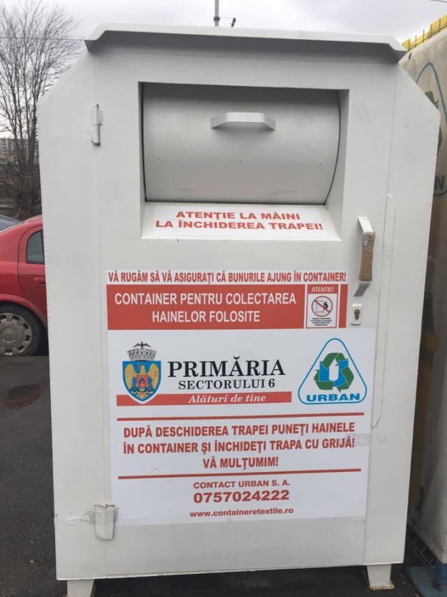 Echipa „România Ecologică” a determinat autoritățile publice locale și a dat startul la o mai bună reciclare. Acum și pentru haine!